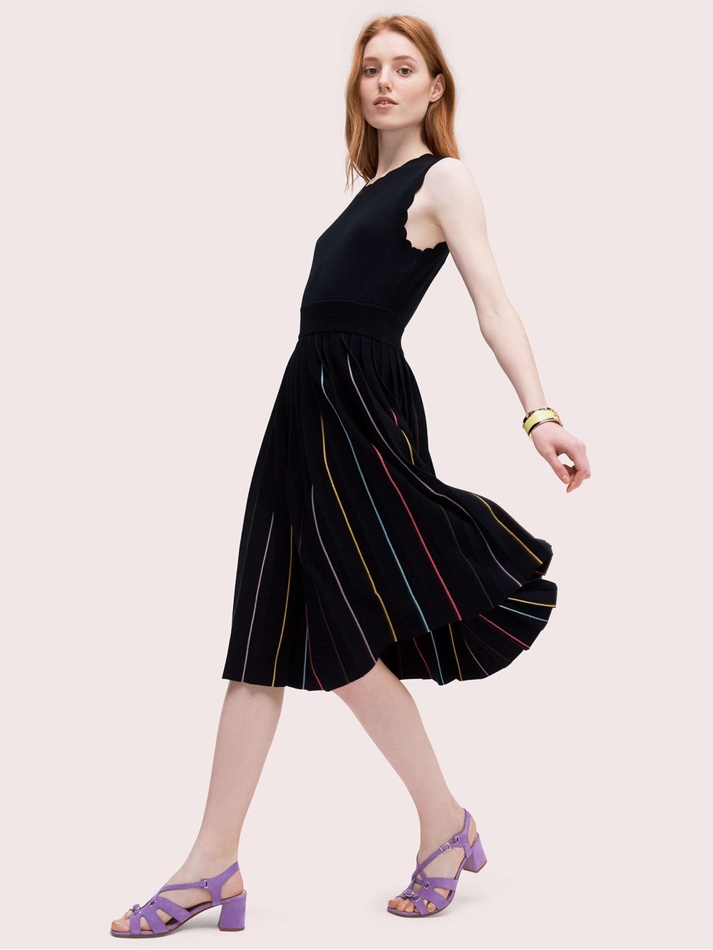 Kate Spade New York Pleated Sweater Dress
